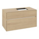 V&B Meuble sous-lavabo Collaro 100x54,8x50cm, Lavabo droit, LED 7,3 W, Nord Oa-3