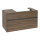 V&B Meuble sous lavabo Collaro 100x54,8x50cm, LV droite, chêne arizona-3
