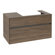 V&B Meuble sous lavabo Collaro 100x54,8x50cm, LV droite, chêne arizona-3