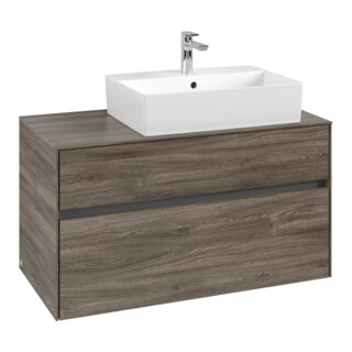 V&B Meuble sous-lavabo Collaro 100x54,8x50cm, LV droite, chêne pierre