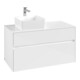 V&B Meuble sous-lavabo Collaro 100x54,8x50cm, LV gauche, Blanc brillant-3