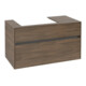 V&B Meuble sous-lavabo Collaro 100x54,8x50cm, LV gauche, chêne Arizona-1