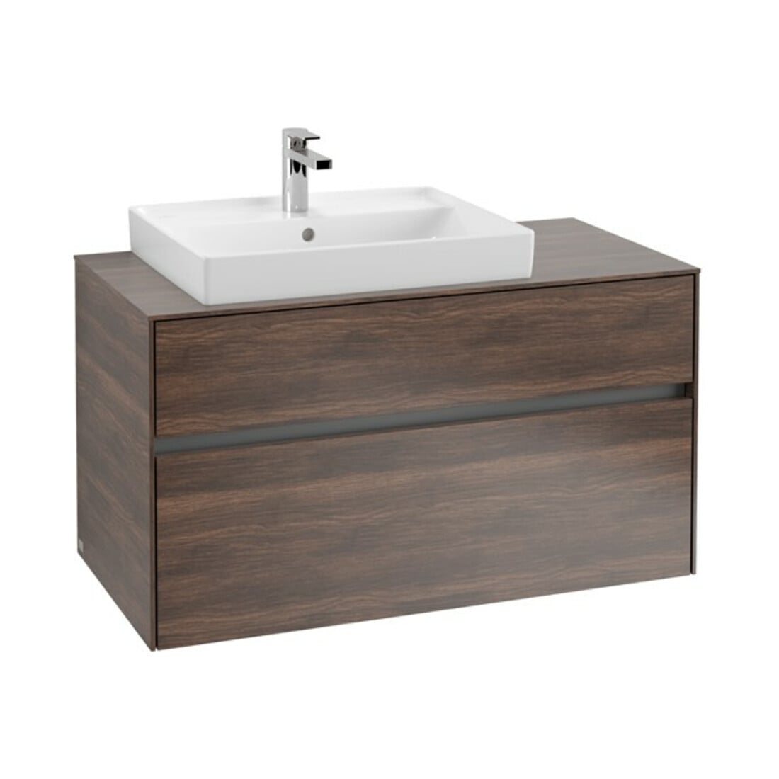 V&B Meuble sous-lavabo Collaro 100x54,8x50cm, LV gauche, chêne Arizona