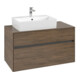 V&B Meuble sous lavabo Collaro 100x54,8x50cm, LV gauche, chêne Arizona-3