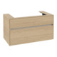 V&B Meuble sous-lavabo Collaro 100x54,8x50cm, vasque centrale, chêne nordique-1