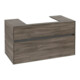 V&B Meuble sous-lavabo Collaro 100x54,8x50cm, vasque centrale, chêne pierre-1
