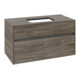 V&B Meuble sous lavabo Collaro 100x54,8x50cm, vasque centrale, chêne stone-3