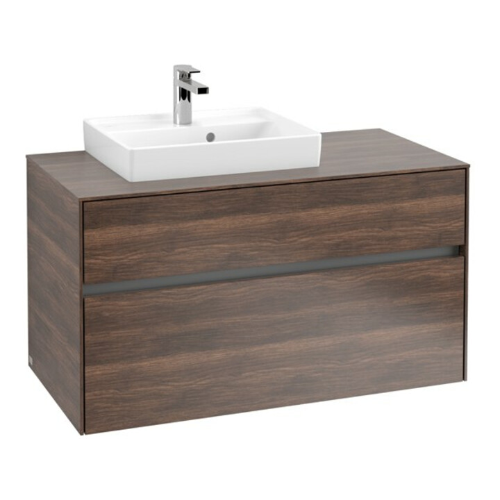 V&B Meuble sous-lavabo Collaro 100x54,8x50cm, WT l, LED 7,3 W, Ariz. Oa
