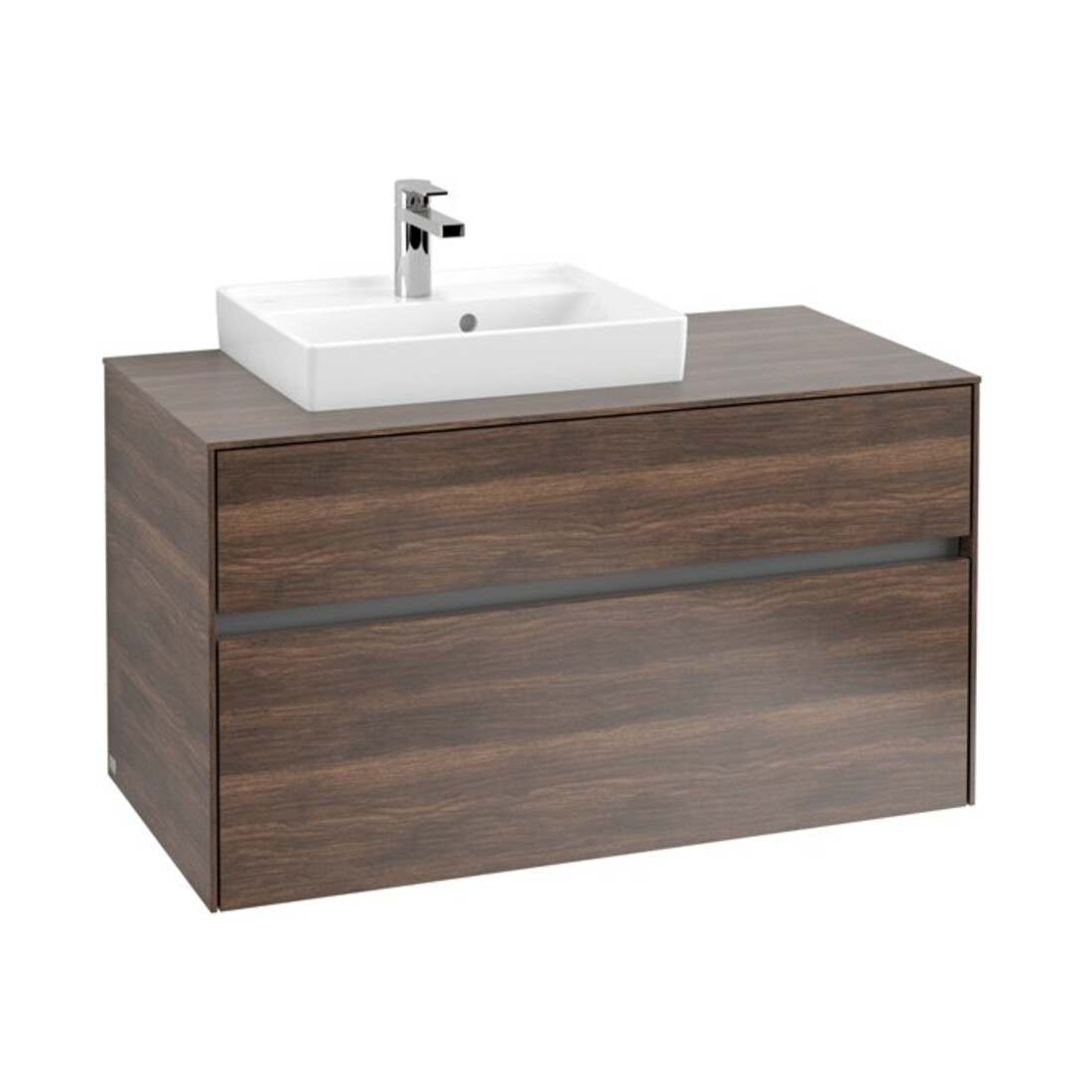 V&B Meuble sous-lavabo Collaro 100x54,8x50cm, WT l, LED 7,3 W, Ariz. Oa