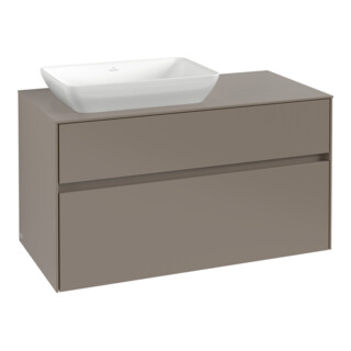 V&B Meuble sous lavabo Collaro 100x54,8x50cm, WT l, LED 7,3 W, cashm Gr