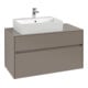 V&B Meuble sous lavabo Collaro 100x54,8x50cm, WT l, LED 7,3 W, cashm Gr-1