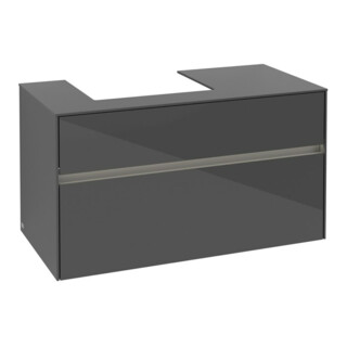 V&B Meuble sous-lavabo Collaro 100x54,8x50cm, WT l, LED 7,3 W, glo Gr