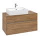 V&B Meuble sous lavabo Collaro 100x54,8x50cm, WT l, LED 7,3 W, Kan Oa-1