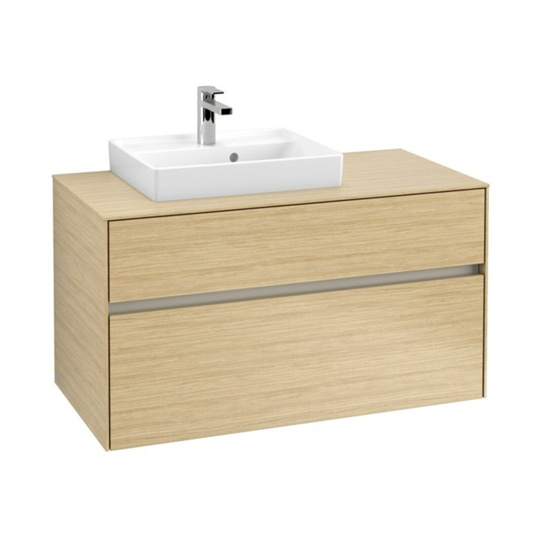 V&B Meuble sous lavabo Collaro 100x54,8x50cm, WT l, LED 7,3 W, Nord Oa