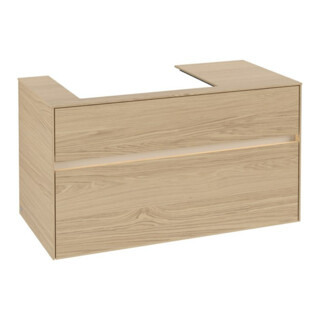 V&B Meuble sous lavabo Collaro 100x54,8x50cm, WT l, LED 7,3 W, Nord Oa