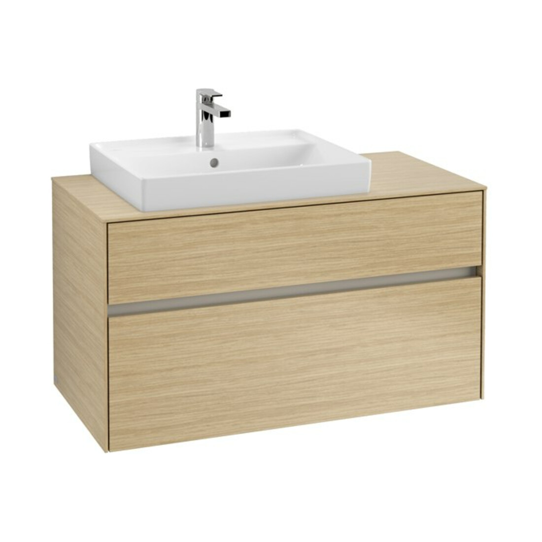 V&B Meuble sous lavabo Collaro 100x54,8x50cm, WT l, LED 7,3 W, Nord Oa