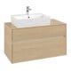 V&B Meuble sous-lavabo Collaro 100x54,8x50cm, WT l, LED 7,3 W, Nord Oa-1