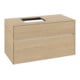 V&B Meuble sous-lavabo Collaro 100x54,8x50cm, WT l, LED 7,3 W, Nord Oa