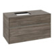 V&B Meuble sous lavabo Collaro 100x54,8x50cm, WT l, LED 7,3 W, st. Oa-1