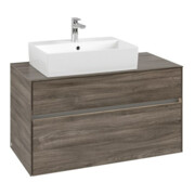 V&B Meuble sous lavabo Collaro 100x54,8x50cm, WT l, LED 7,3 W, st. Oa-3