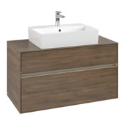 V&B Meuble sous lavabo Collaro 100x54,8x50cm, WT mi, LED 7,3 W, Ar Oa