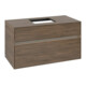 V&B Meuble sous lavabo Collaro 100x54,8x50cm, WT mi, LED 7,3 W, Ar Oa
