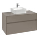 V&B Meuble sous lavabo Collaro 100x54,8x50cm, WT mi, LED 7,3 W, bleu Oa-1