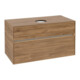 V&B Meuble sous-lavabo Collaro 100x54,8x50cm, WT mi, LED 7,3 W, Kan Oa-1