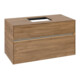 V&B Meuble sous-lavabo Collaro 100x54,8x50cm, WT mi, LED 7,3 W, Kan Oa-1
