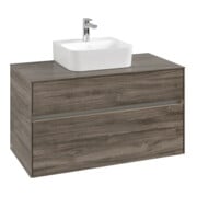 V&B Meuble sous-lavabo Collaro 100x54,8x50cm, WT mi, LED 7,3 W, st. Oa