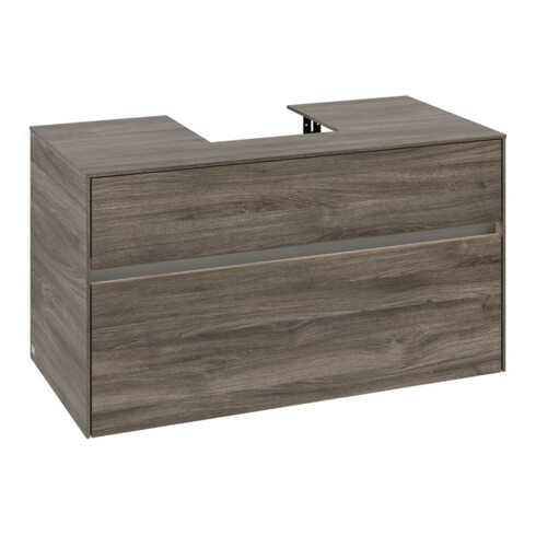 V&B Meuble sous-lavabo Collaro 100x54,8x50cm, WT mi, LED 7,3 W, st. Oa