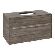 V&B Meuble sous lavabo Collaro 100x54,8x50cm, WT mi, LED 7,3 W, st. Oa