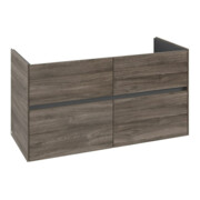 V&B Meuble sous lavabo Collaro 116,1x61x48 cm, vasque centrale, chêne pierre