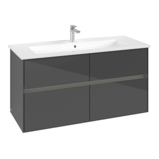 V&B Meuble sous-lavabo Collaro 116,1x61x48 cm, WT mi, LED 8,6W, glo Gr