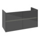 V&B Meuble sous-lavabo Collaro 116,1x61x48 cm, WT mi, LED 8,6W, glo Gr-4
