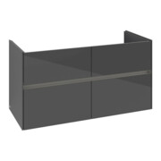 V&B Meuble sous-lavabo Collaro 116,1x61x48 cm, WT mi, LED 8,6W, glo Gr-4