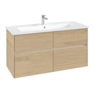 V&B Meuble sous lavabo Collaro 116,1x61x48 cm, WT mi, LED 8,6W, Nord Oa