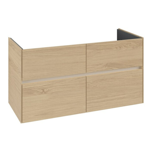 V&B Meuble sous lavabo Collaro 116,1x61x48 cm, WT mi, LED 8,6W, Nord Oa