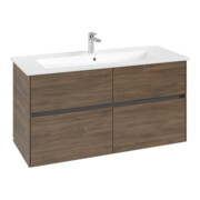 V&B Meuble sous-lavabo Collaro 116,1x61x48cm, lavabo centré, chêne Arizona
