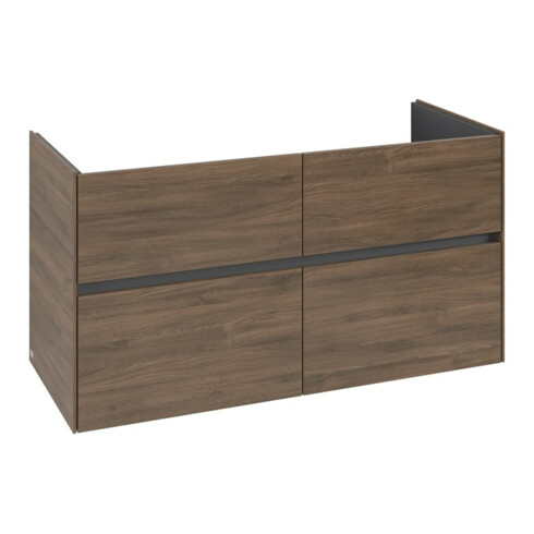 V&B Meuble sous-lavabo Collaro 116,1x61x48cm, lavabo centré, chêne Arizona