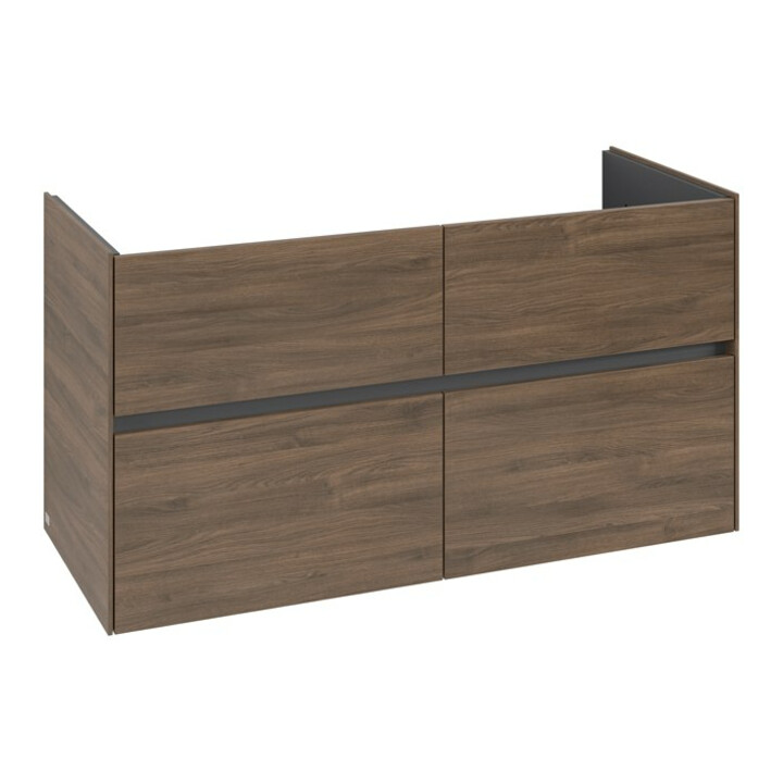 V&B Meuble sous-lavabo Collaro 116,1x61x48cm, lavabo centré, chêne Arizona
