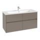 V&B Meuble sous-lavabo Collaro 116,1x61x48cm, vasque centrale, vert doux-1