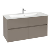 V&B Meuble sous-lavabo Collaro 116,1x61x48cm, vasque centrale, vert doux