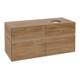 V&B Meuble sous lavabo Collaro 120x54,8x50 cm, droite, LED 8,8 W, Kan Oa-1