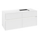 V&B Meuble sous lavabo Collaro 120x54,8x50 cm, lavabo droit, LED 8,8 W, blanc mat-3