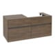V&B Meuble sous-lavabo Collaro 120x54,8x50 cm, LV droite, chêne Arizona-1