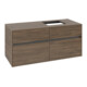 V&B Meuble sous-lavabo Collaro 120x54,8x50 cm, LV droite, chêne Arizona-1