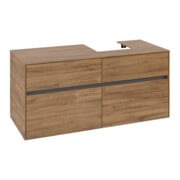 V&B Meuble sous-lavabo Collaro 120x54,8x50 cm, LV droite, chêne Kansas