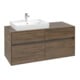V&B Meuble sous lavabo Collaro 120x54,8x50 cm, LV gauche, chêne arizona-1