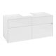V&B Meuble sous-lavabo Collaro 120x54,8x50 cm, vasque centrale, blanc brillant-4